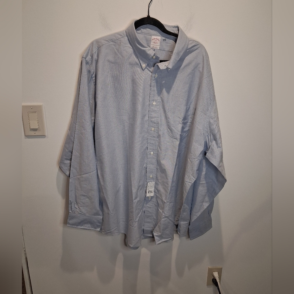 New Brooks Brothers Mens Size XXL Blue Original Polo Shirt